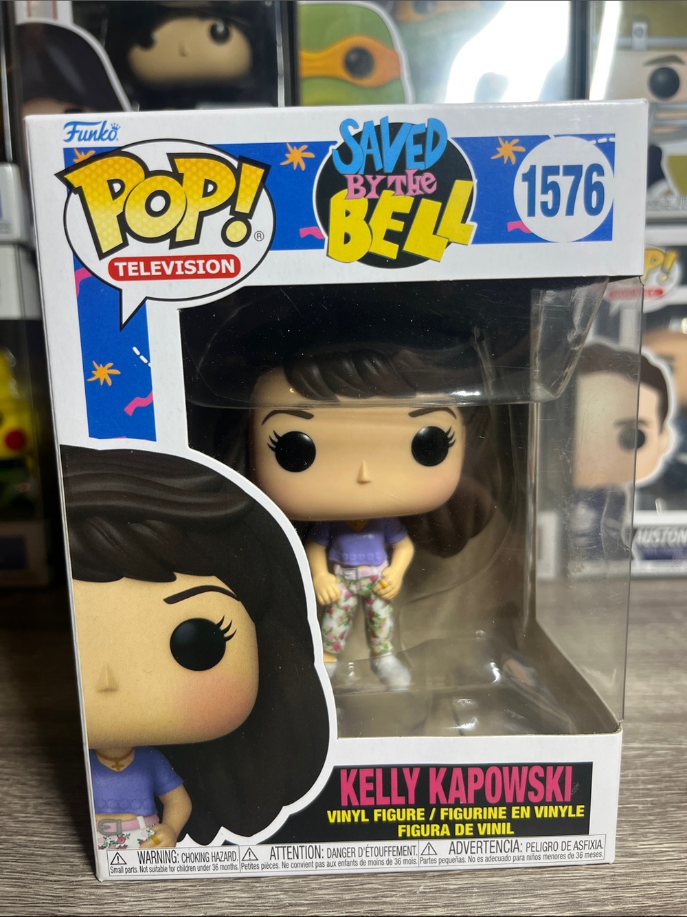 Funko Pop! Saved by the Bell Kelly Kapowski Vinyl Figure - Purple, White, Green